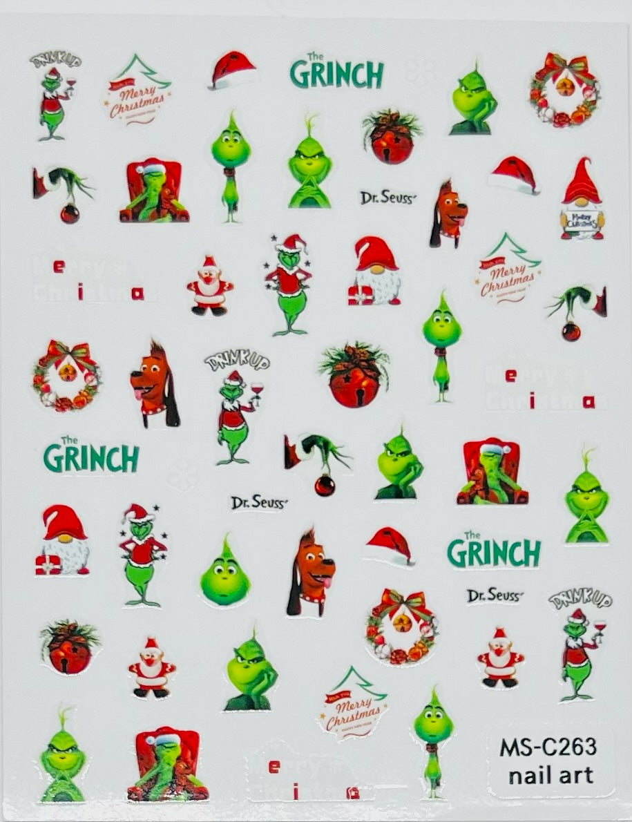 Nail Art Stickers - Christmas