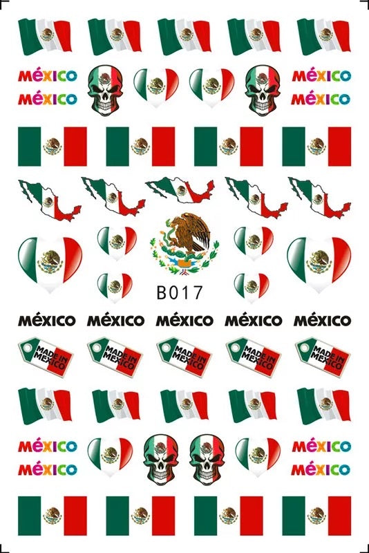 Mexico Nail Art Stickers