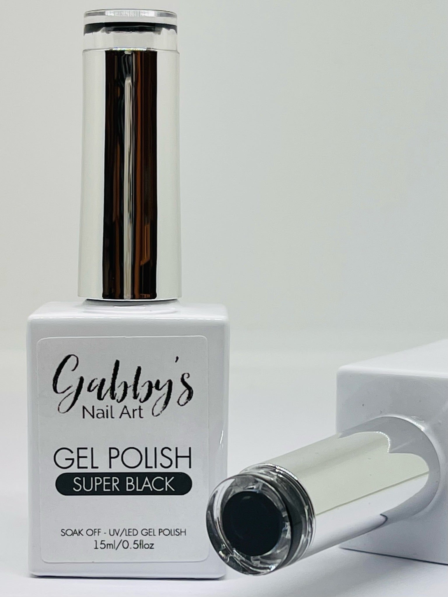 Super Black - Gel Polish #002 – Gabby's Nail Art