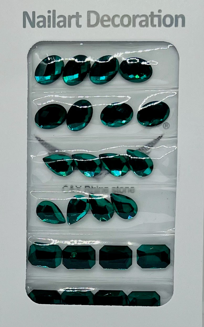 Large Shape Crystals - Emerald Green
