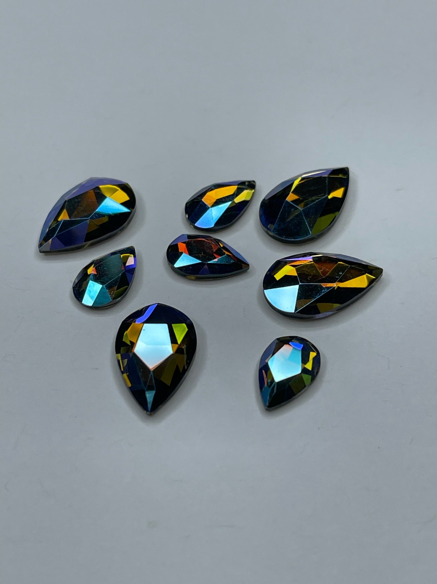 High Quality Crystals - Black AB
