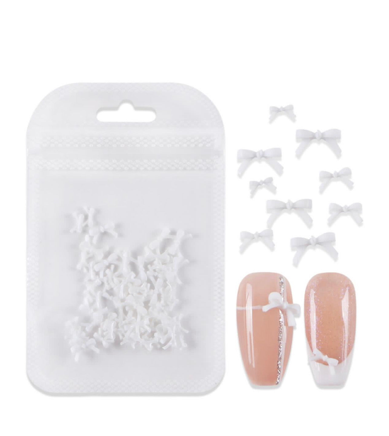 Mini Resin Bows - Pink