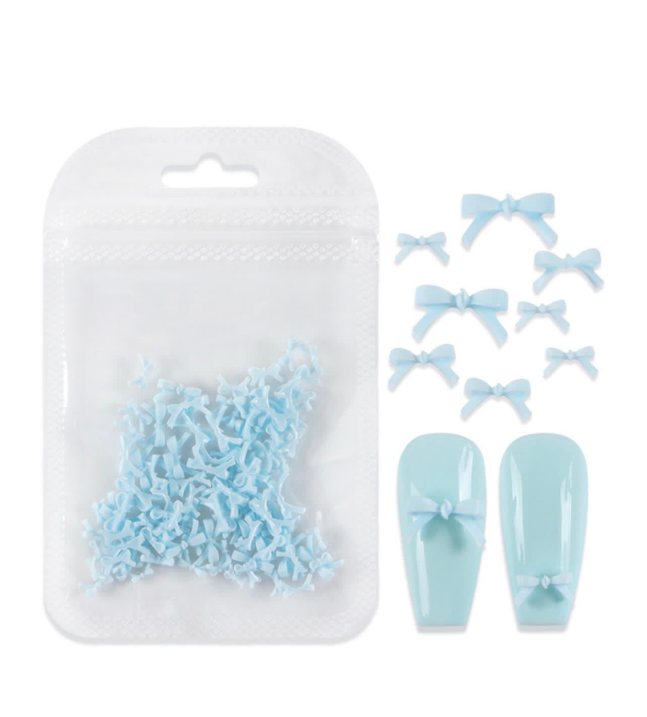 Mini Resin Bows - Pink