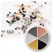 Mixed Sizes Metal Micro Beads