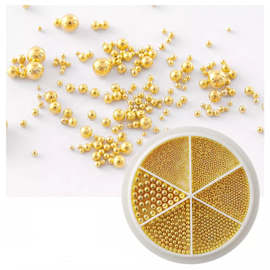 Mixed Sizes Metal Micro Beads