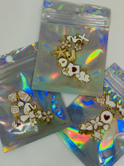 White Dangle Charms