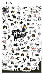 Halloween Nail Art Stickers