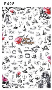Halloween Nail Art Stickers