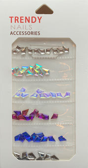 Multi Color Shaped Crystals