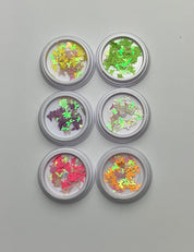 Iridescent Nail Art Butterfly Decorations