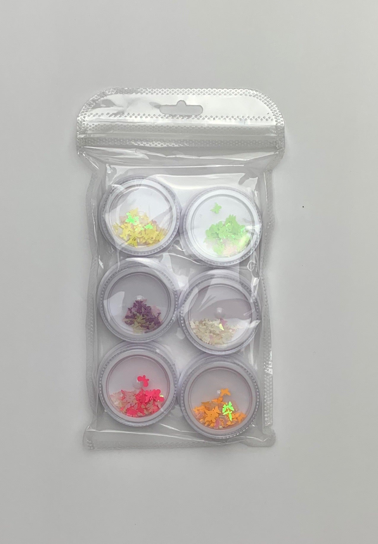 Iridescent Nail Art Butterfly Decorations