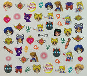 Anime Nail Art Water Transfer