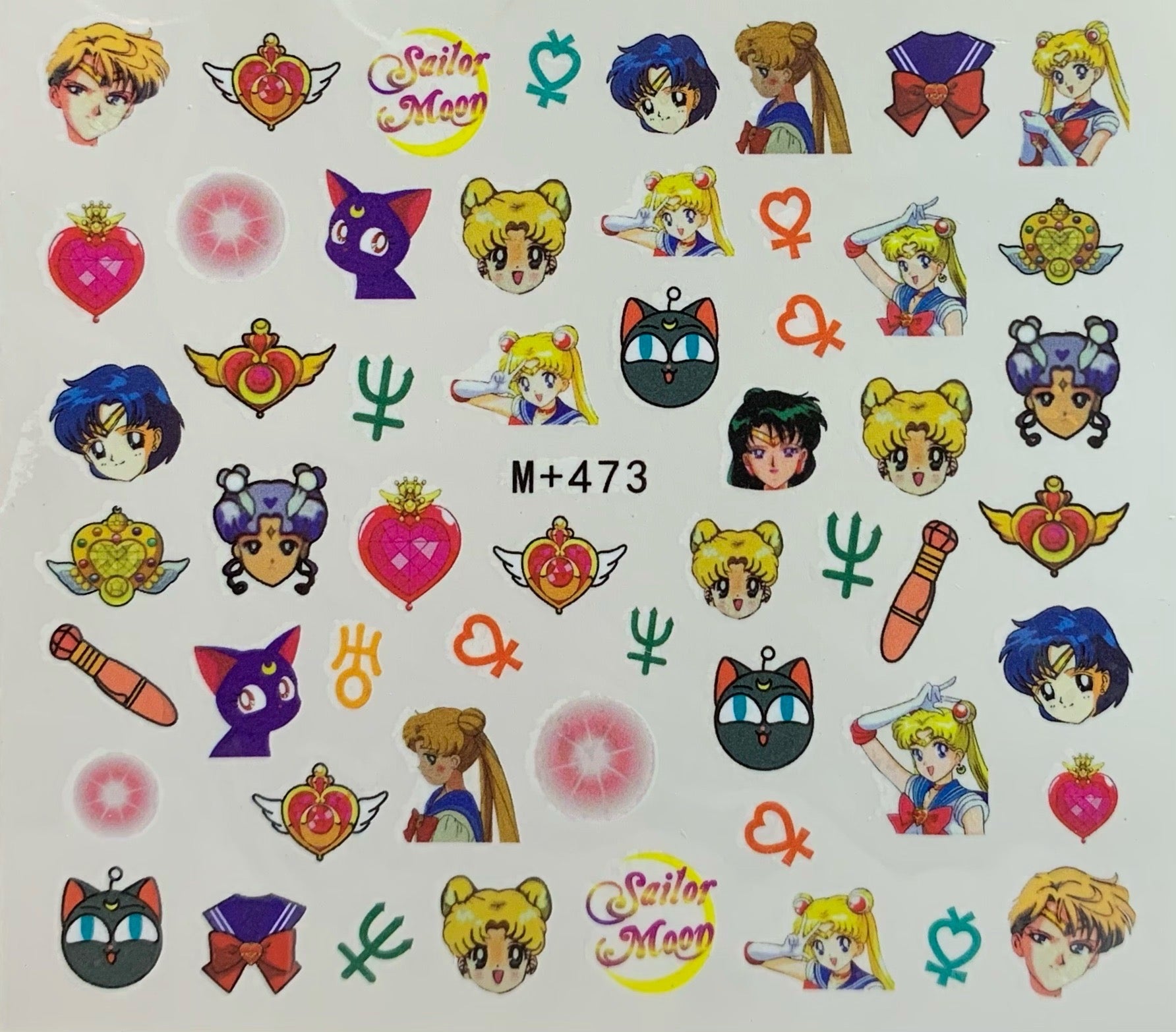 Anime Nail Art Water Transfer