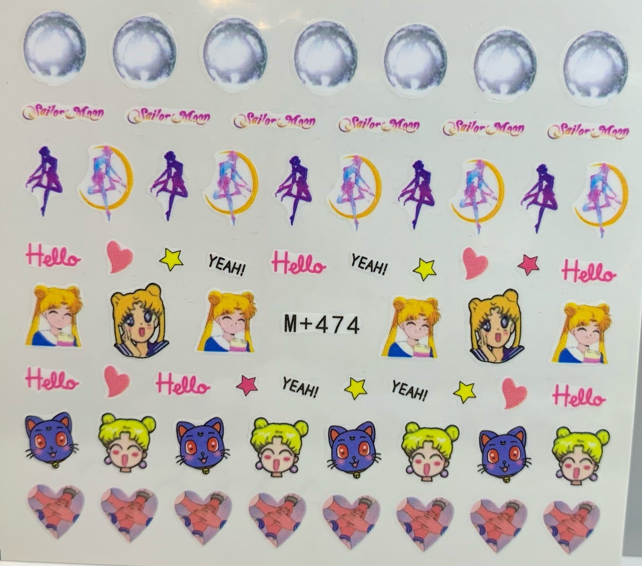 Anime Nail Art Water Transfer