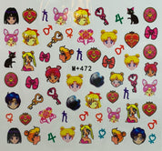Anime Nail Art Water Transfer