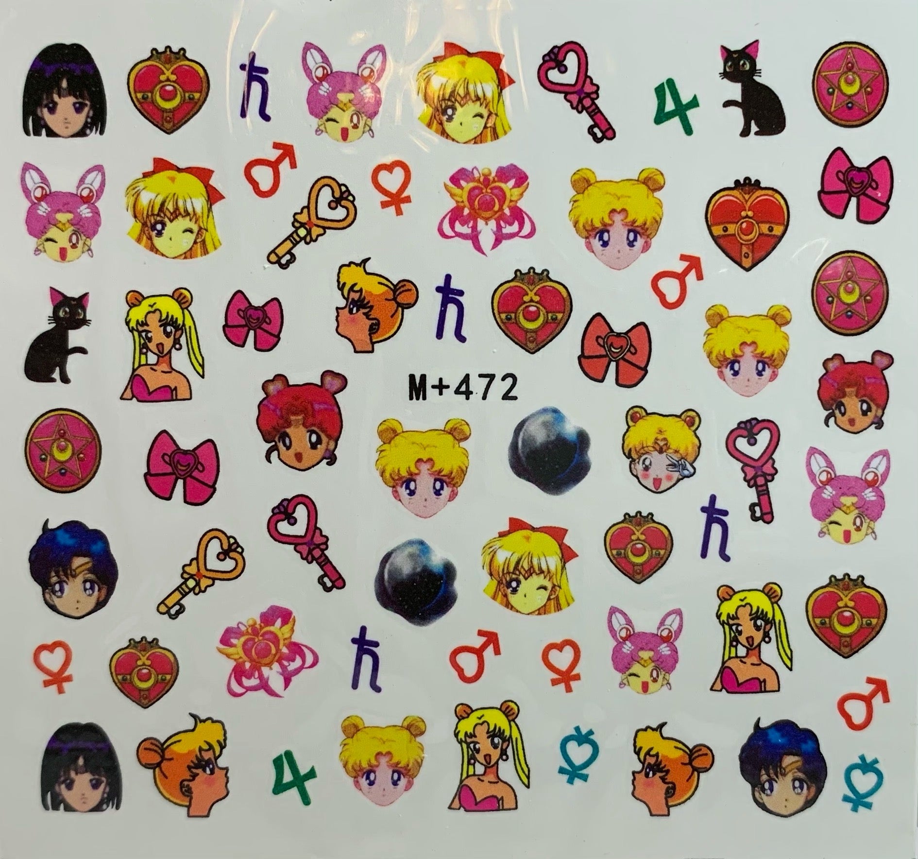 Anime Nail Art Water Transfer