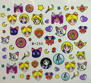 Anime Nail Art Water Transfer