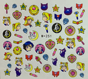 Anime Nail Art Water Transfer
