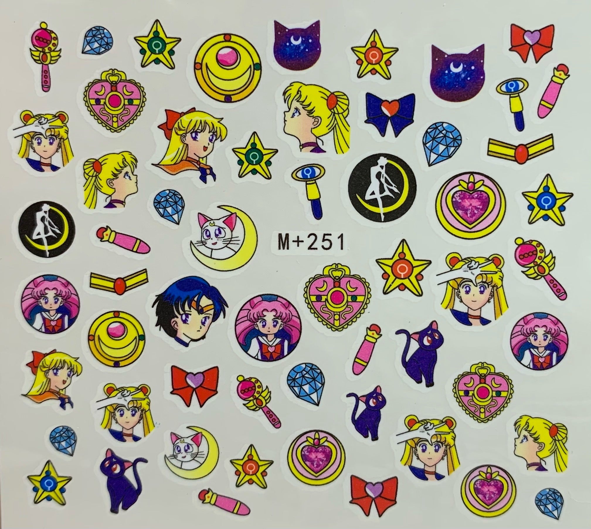 Anime Nail Art Water Transfer