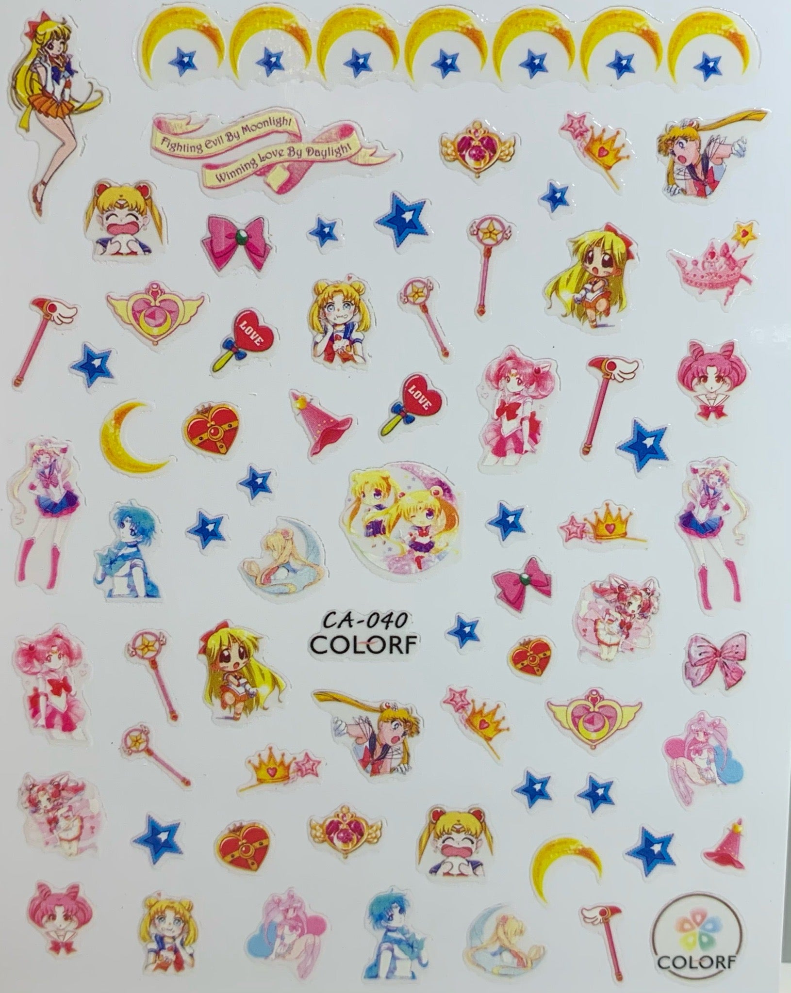 Anime Nail Art Stickers