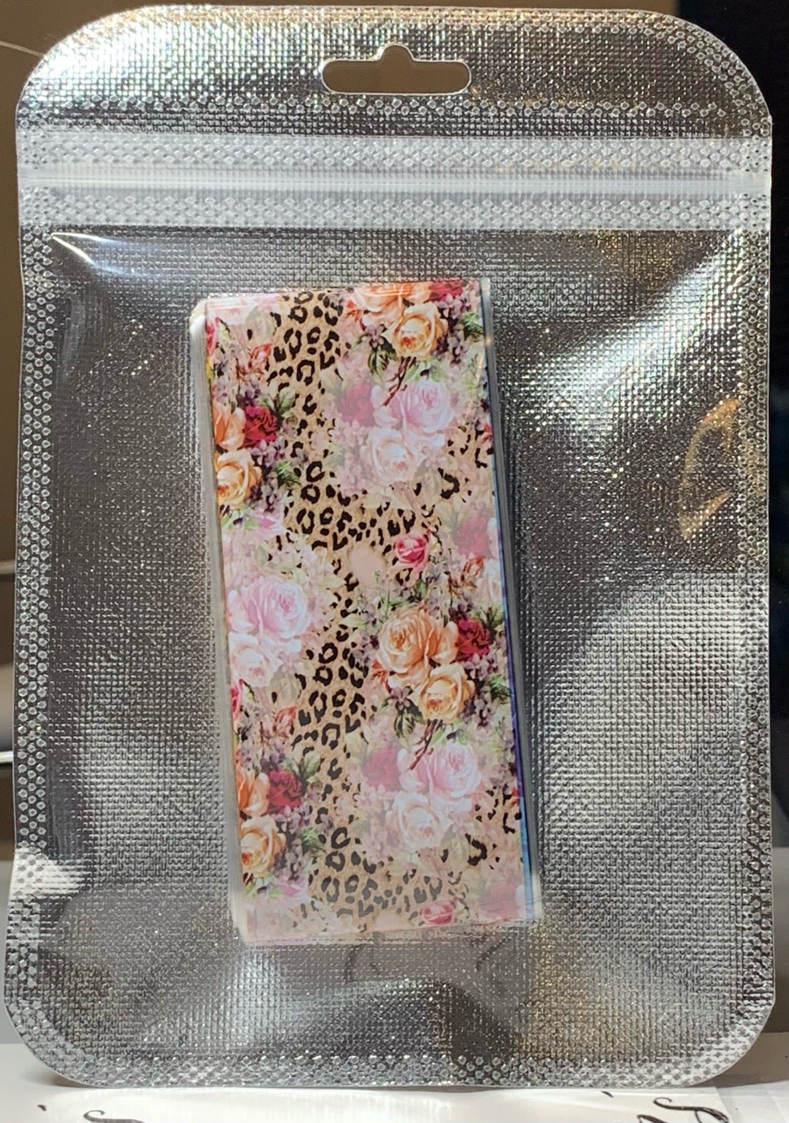 Abstract Animal Print Foil Transfer
