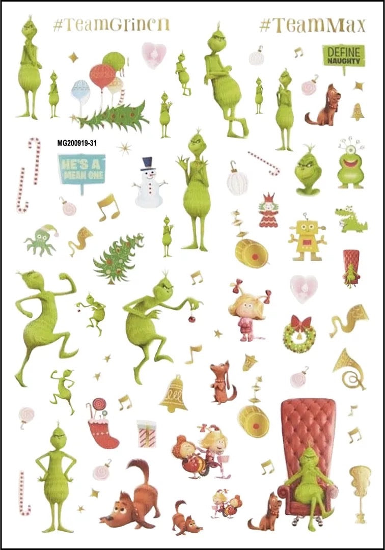 Nail Art Stickers - Christmas