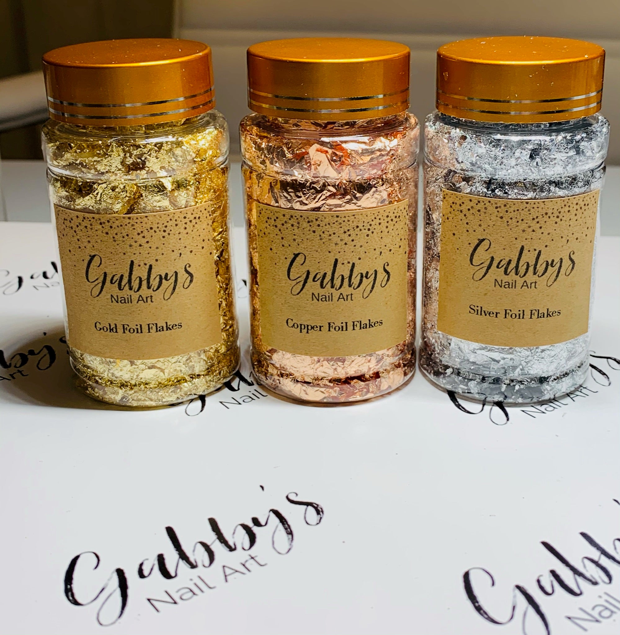 Gold / Silver / Copper Foil Flakes