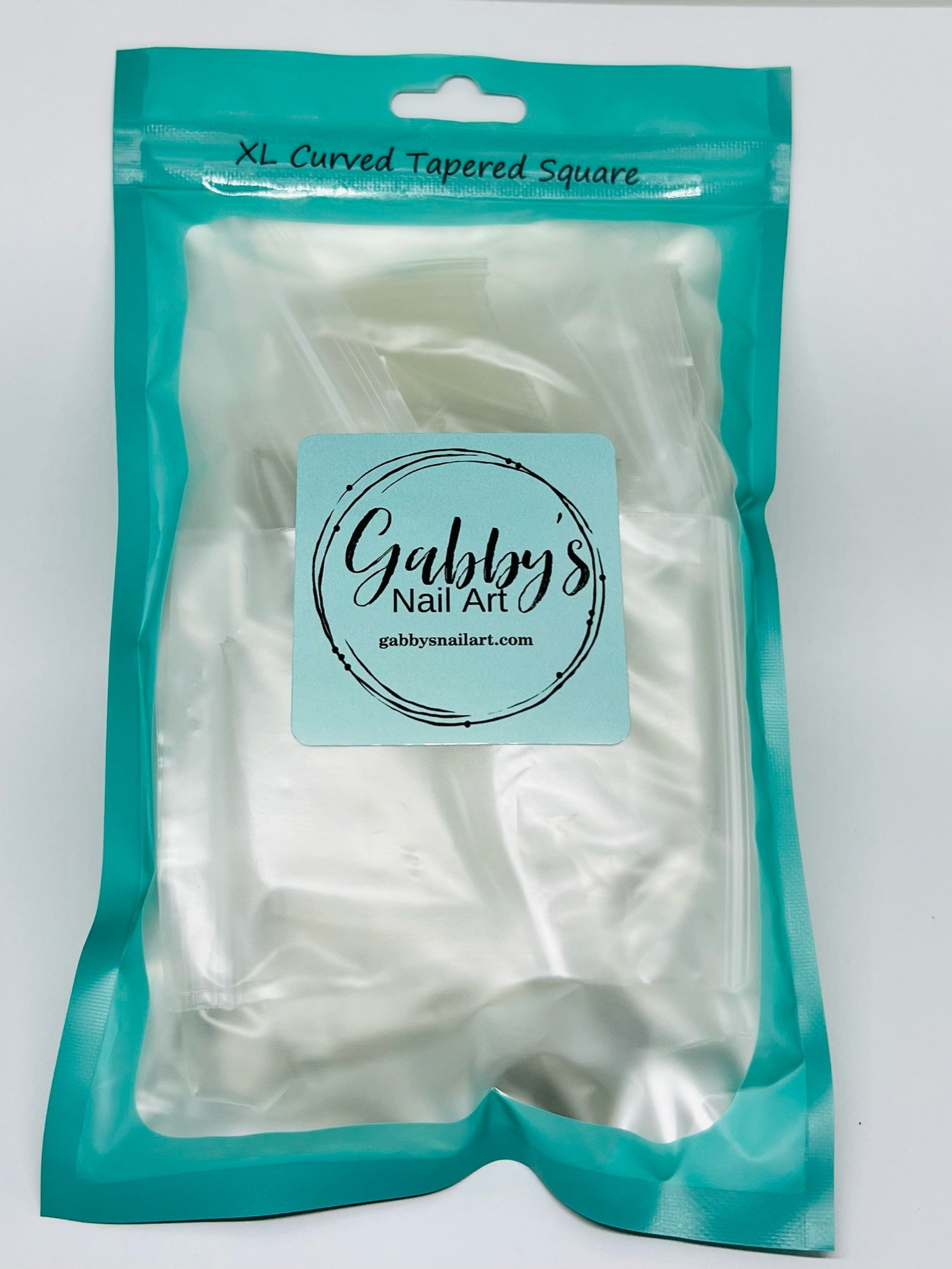 XL Curved Tapered Square Nail Tips