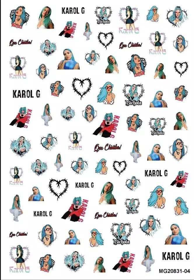 Nail Art Stickers - Karol G