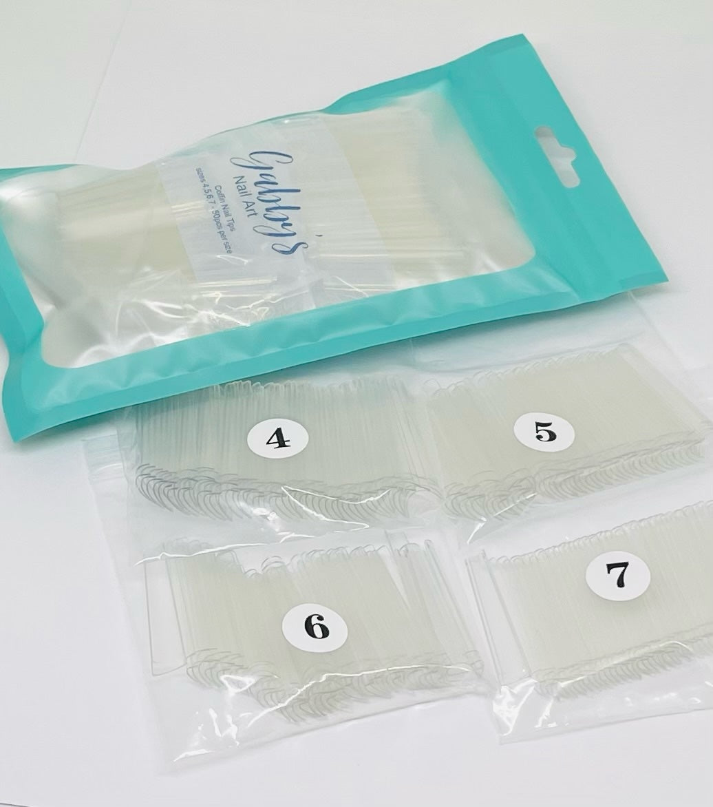 -- Refill -- XXL Coffin Nail Tips (NO C Curve)