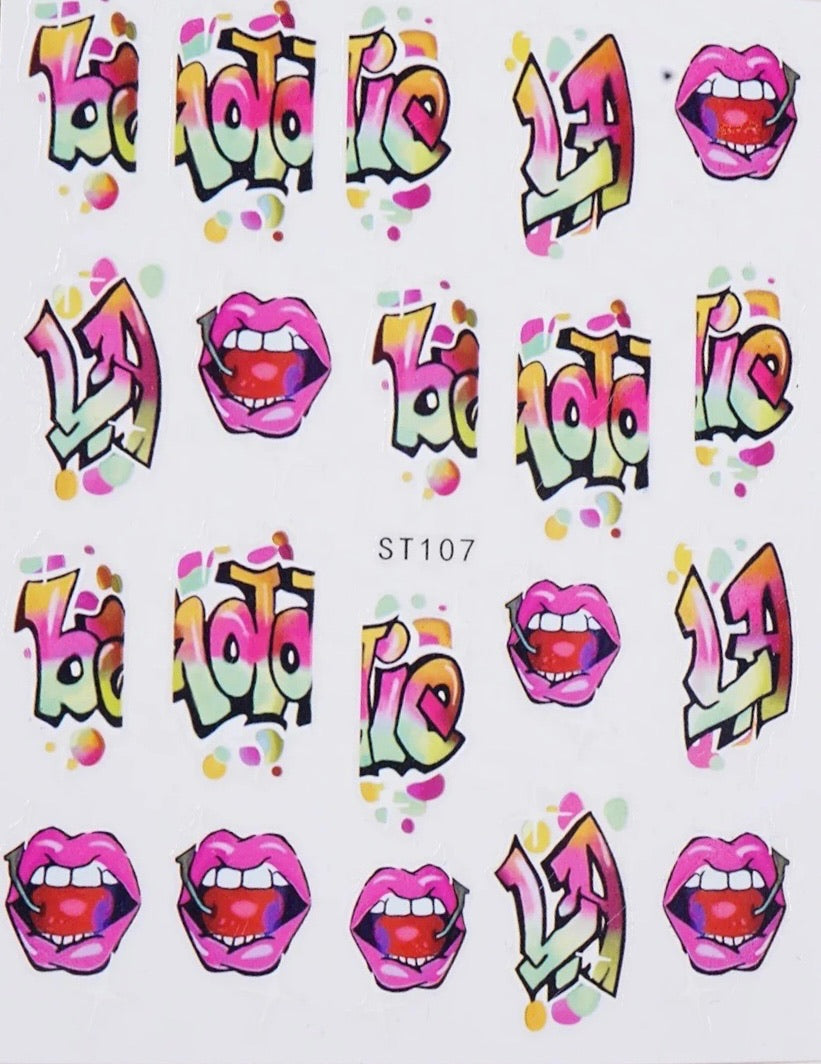 Lips Stickers - 107