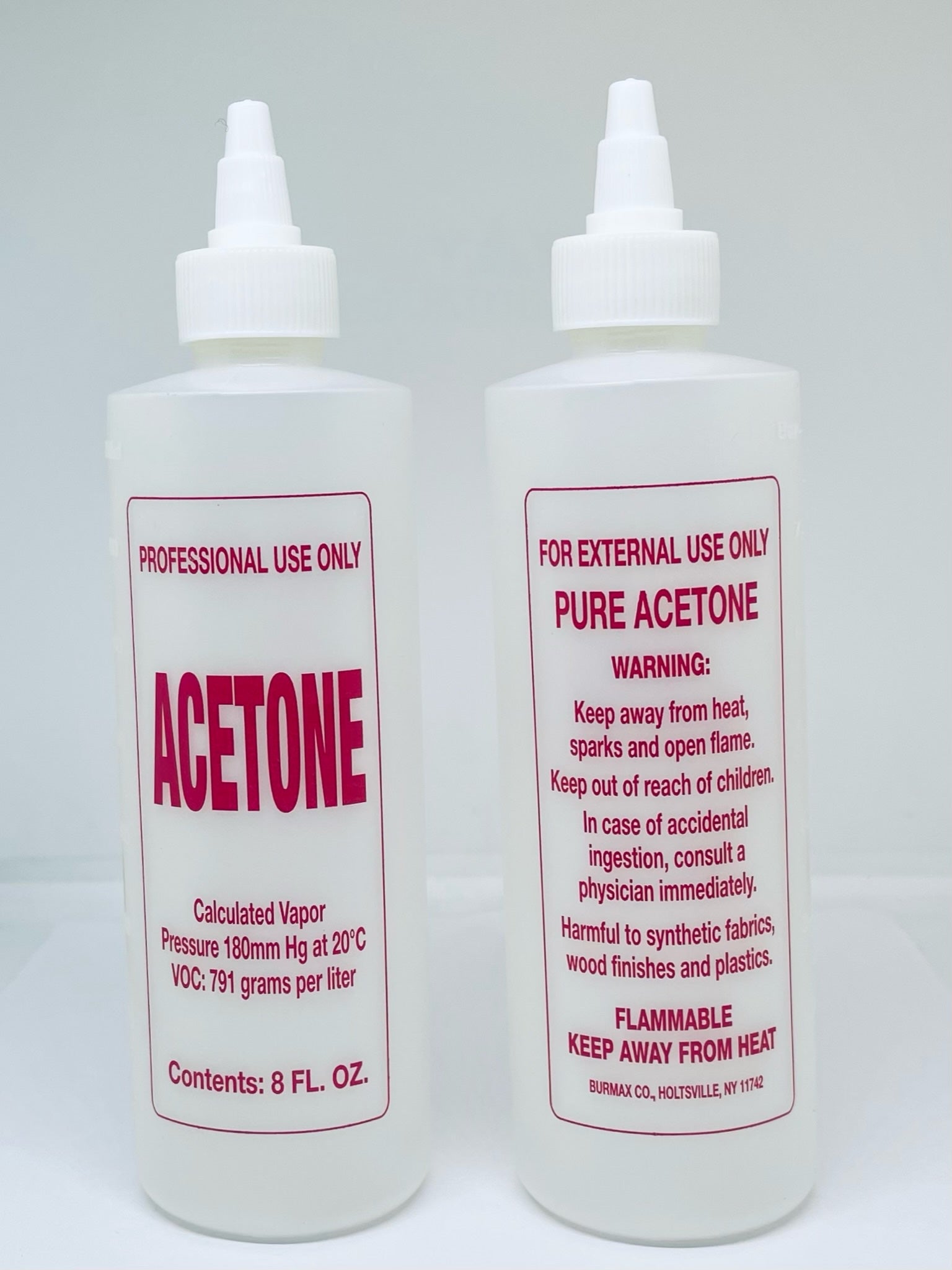 Empty Bottle for Acetone