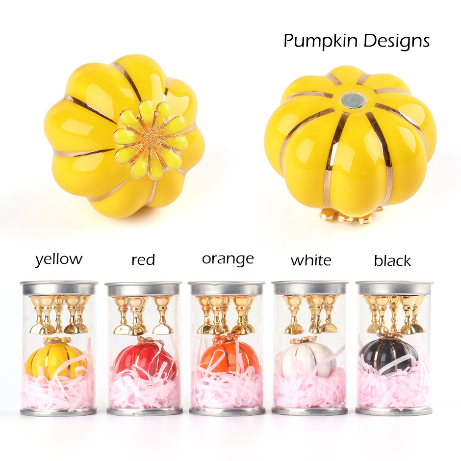 Pumpkin Shape Nail Art Display