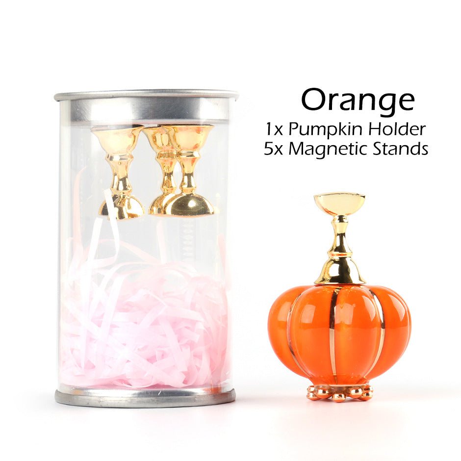 Pumpkin Shape Nail Art Display